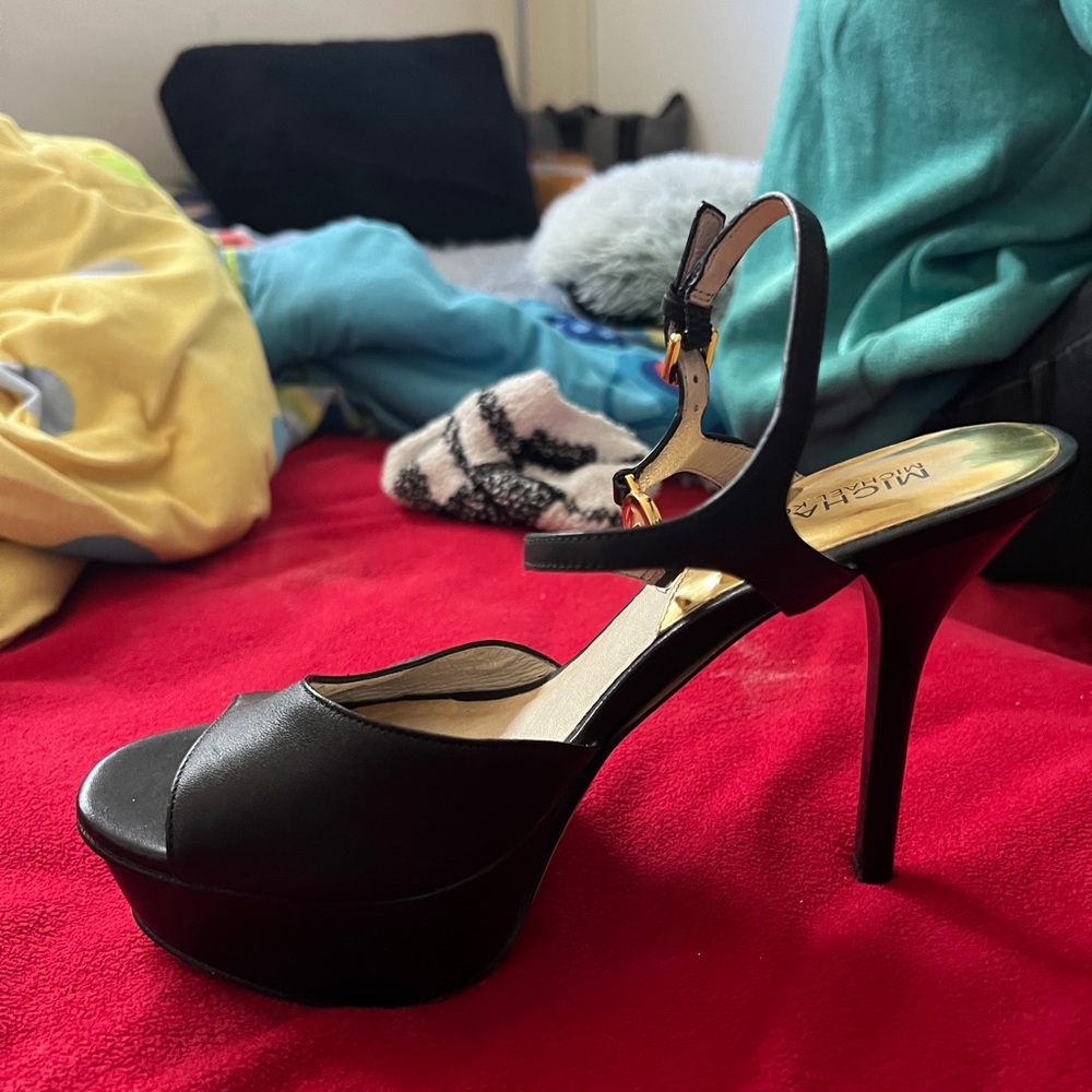Michael Kors Black High Heels Size 8
